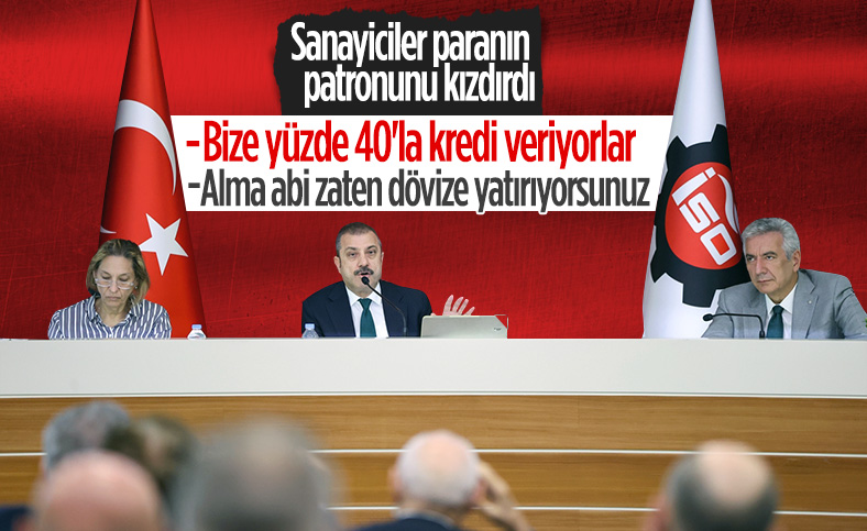 Şahap Kavcıoğlu ile sanayiciler arasında kredi tartışması