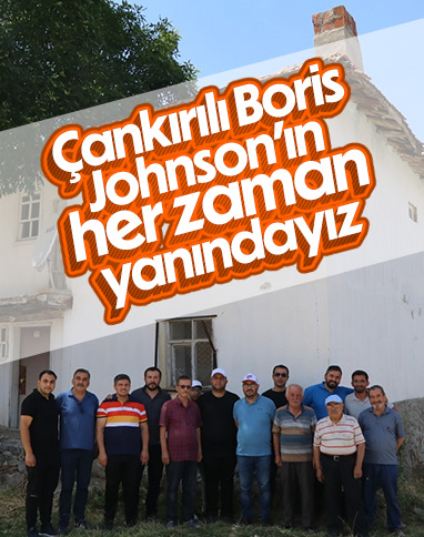 Çankırı'nın Kalfat köyü sakinlerinden İngiltere Başbakanı Johnson için imza kampanyası