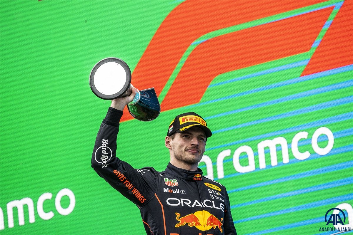 F1 Macaristan GP sinin kazananı Max Verstappen #4