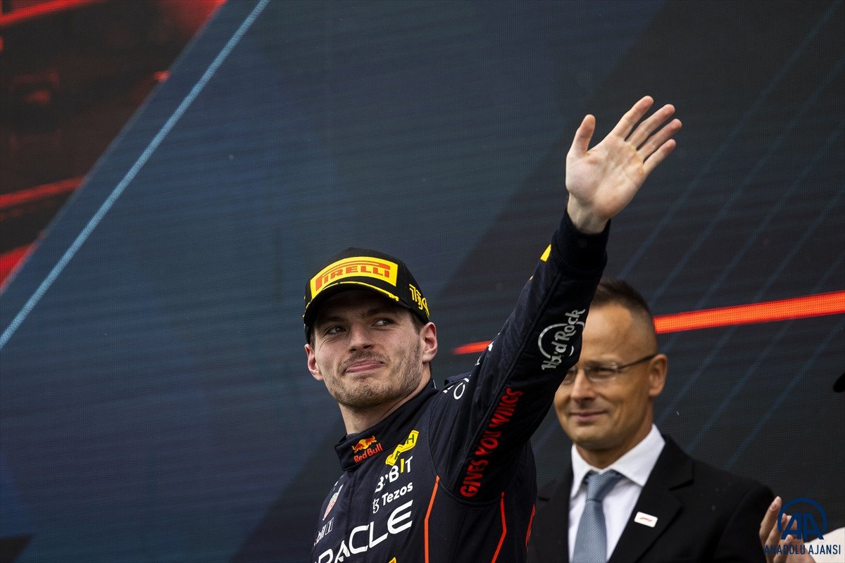 F1 Macaristan GP sinin kazananı Max Verstappen #2