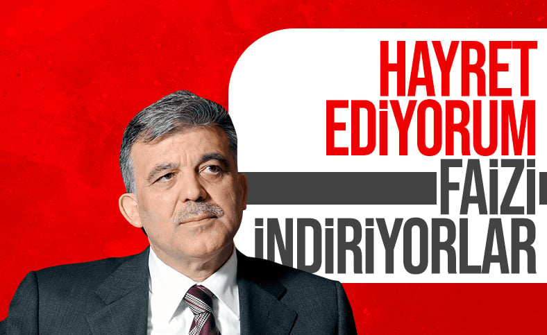 Abdullah Gül'den enflasyon ve faiz eleştirisi