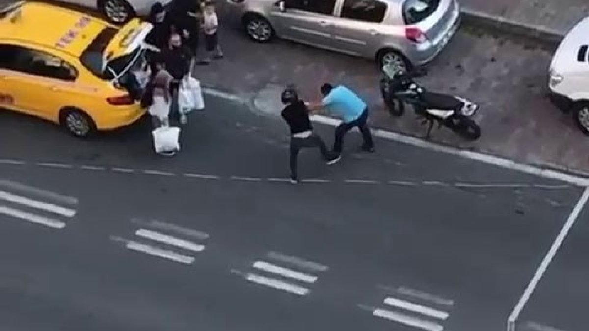 Beylikdüzü’nde yol verme kavgası