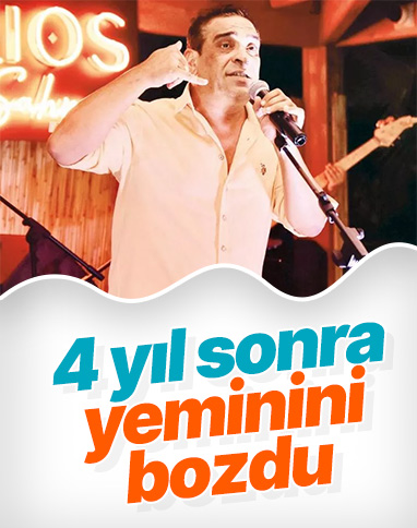 �ark�c� Ege, yeminini bozdu