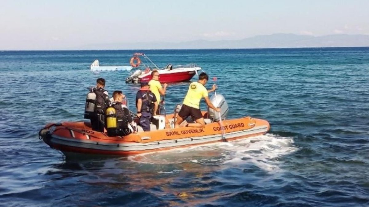 Balıkesir'de balık avlamak için denize açılan bir kişi kayboldu