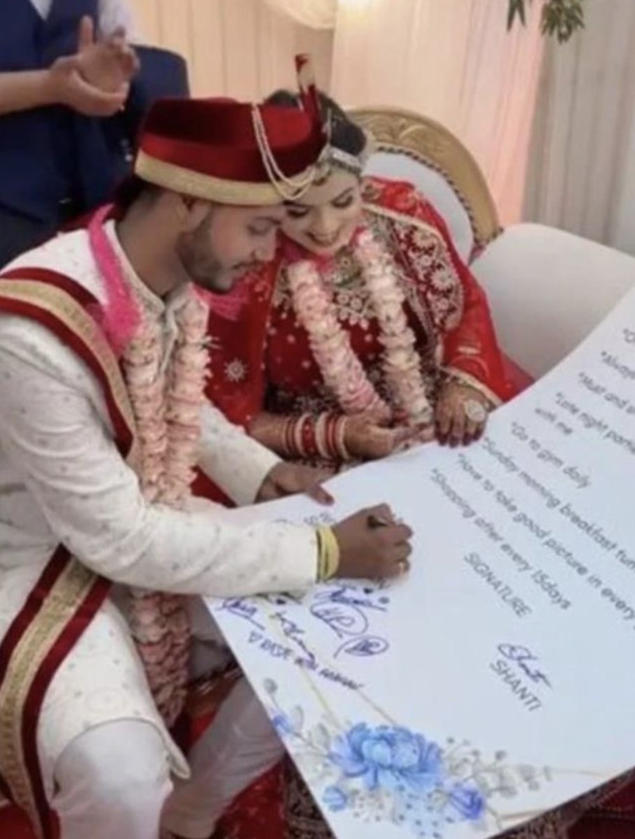 Hindistan da yapılan evlilik sözleşmesi şaşkınlık yarattı  #2