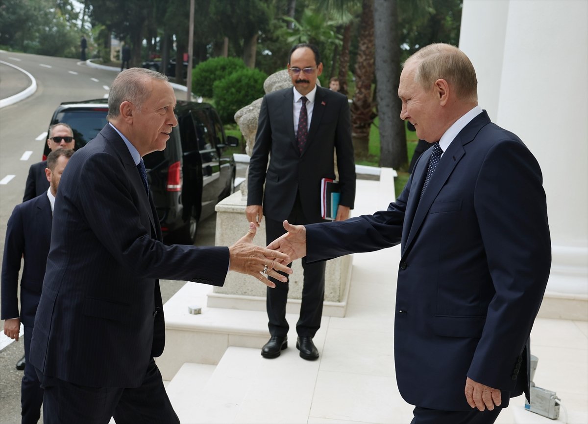 Cumhurbaşkanı Erdoğan ve Putin görüşmesi sona erdi #1