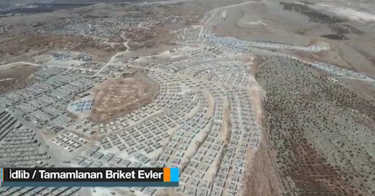 İdlib te, 62 bin 145 briket evin yapımı tamamlandı #1