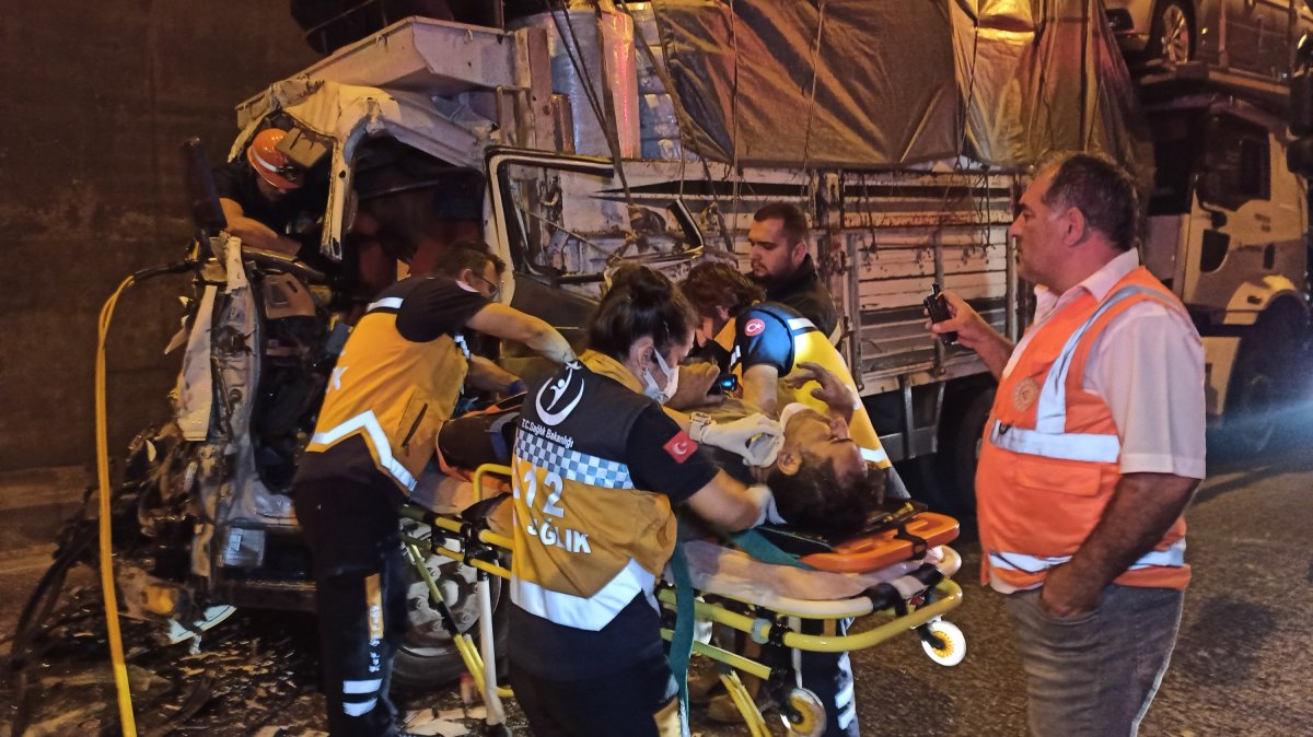 Bolu Dağı Tüneli nde kaza: 1 yaralı #2