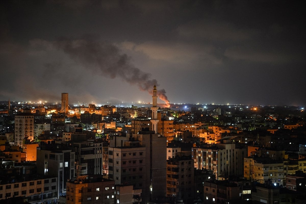 Israel bombed the blockaded Gaza Strip #5