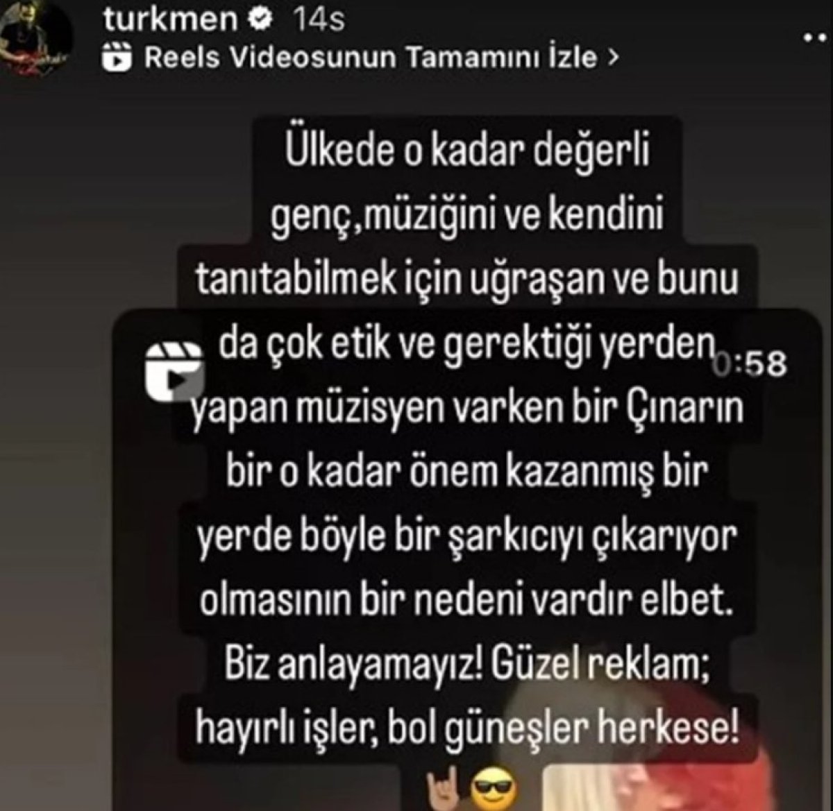 Selda Bağcan a Gökhan Türkmen den eleştiri  #2