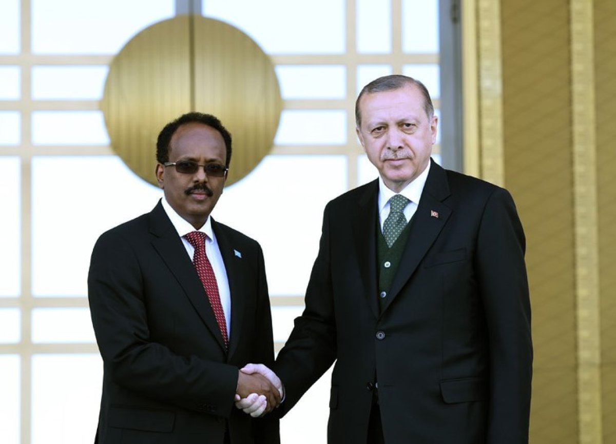 Cumhurbaşkanı Erdoğan, Somalili mevkidaşıyla görüştü #1