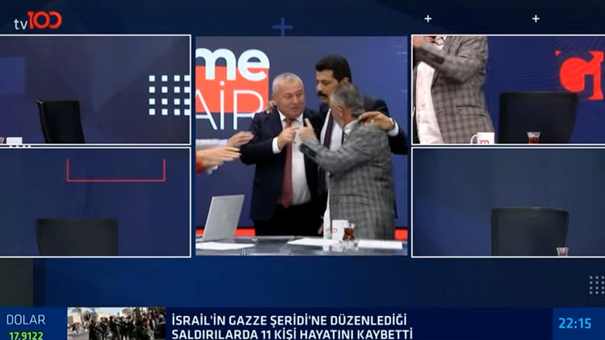 Cemal Enginyurt ile Latif Şimşek canlı yayında burun buruna geldi #3