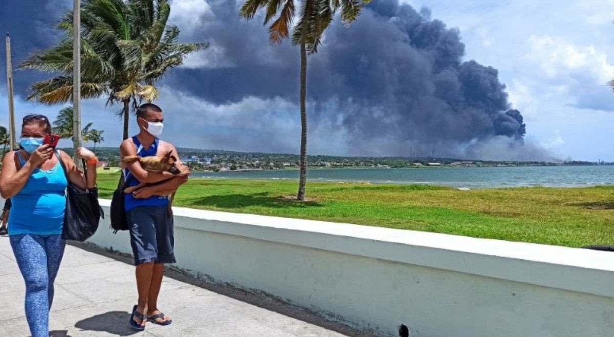 1 more fuel tank exploded at crude oil storage facility in Cuba #6