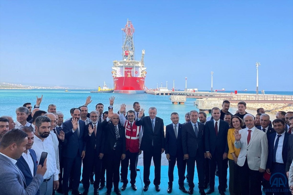 Cumhurbaşkanı Erdoğan, Abdulhamid Han gemisini Akdeniz e uğurladı #10