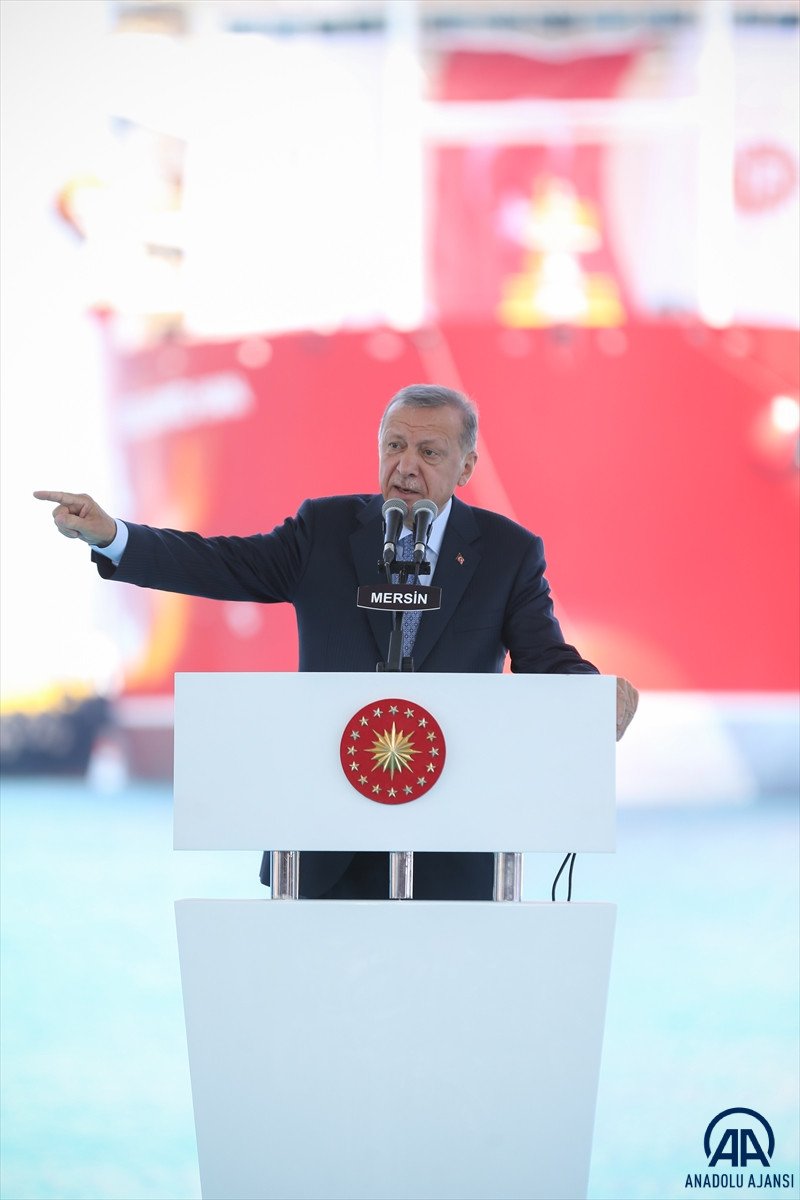 Cumhurbaşkanı Erdoğan, Abdulhamid Han gemisini Akdeniz e uğurladı #14