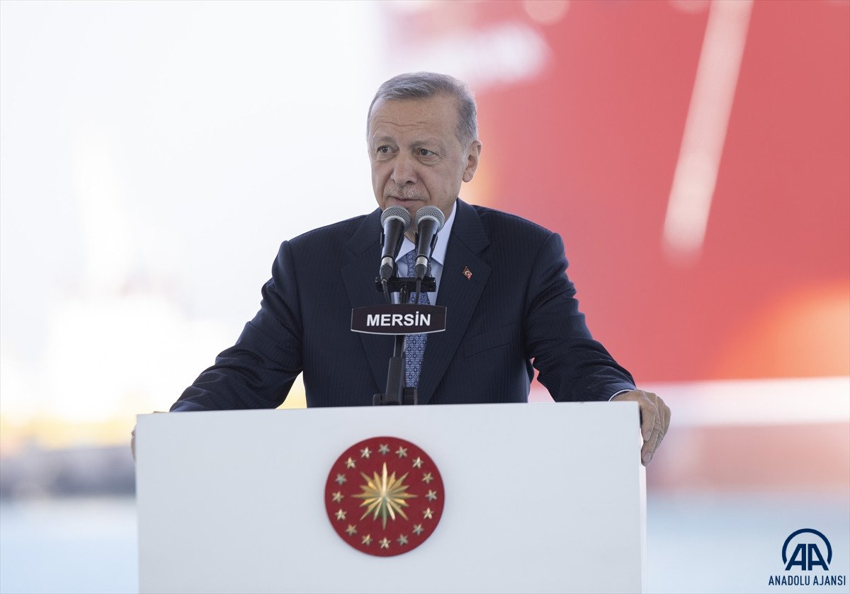 Cumhurbaşkanı Erdoğan, Abdulhamid Han gemisini Akdeniz e uğurladı #7