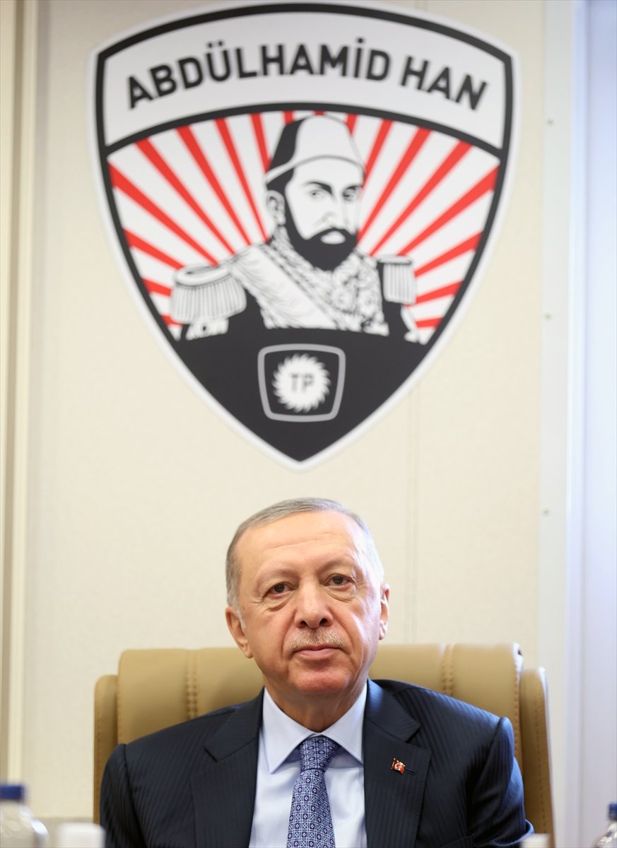 Cumhurbaşkanı Erdoğan, Abdülhamid Han gemisini inceledi #5
