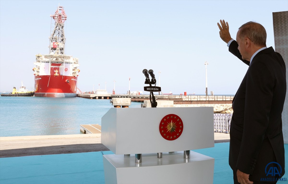 Cumhurbaşkanı Erdoğan, Abdulhamid Han gemisini Akdeniz e uğurladı #2