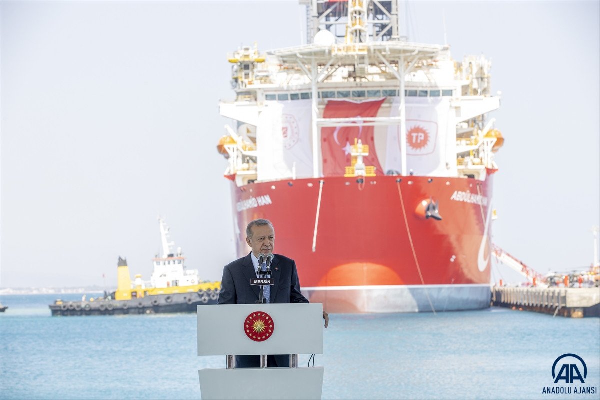 Cumhurbaşkanı Erdoğan, Abdulhamid Han gemisini Akdeniz e uğurladı #6
