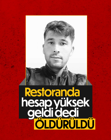 Burdur'da ‘hesap yüksek geldi’ cinayeti 