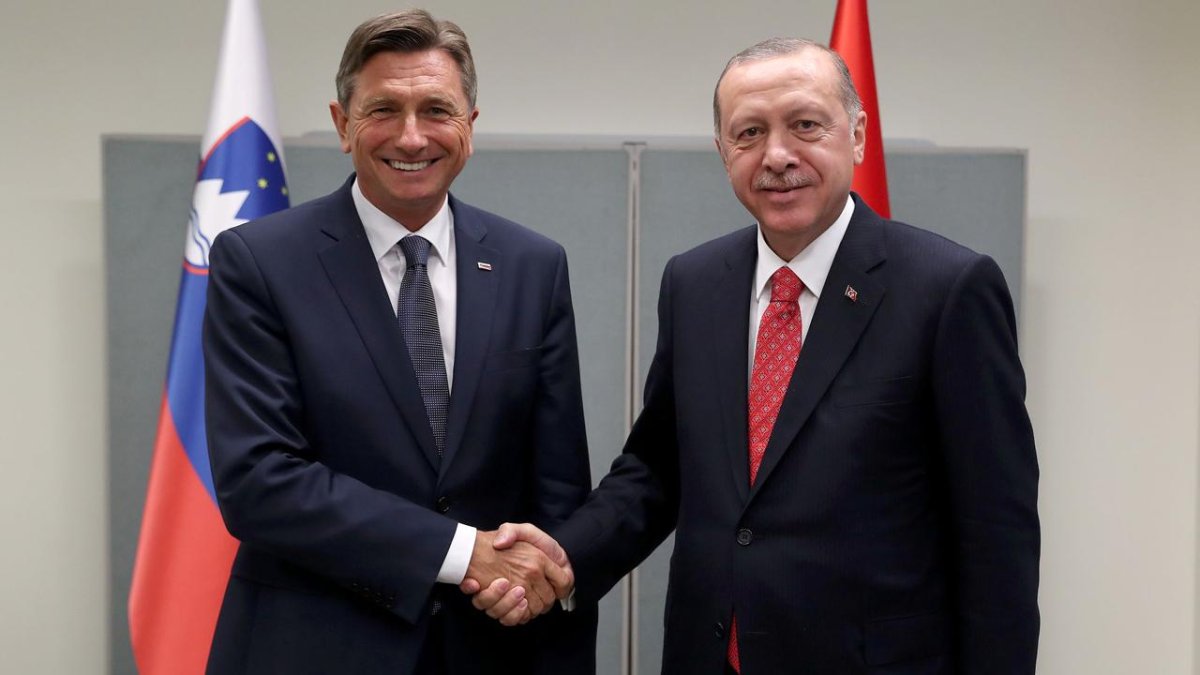 Cumhurbaşkanı Erdoğan, Slovenyalı mevkidaşı Pahor ile görüşecek