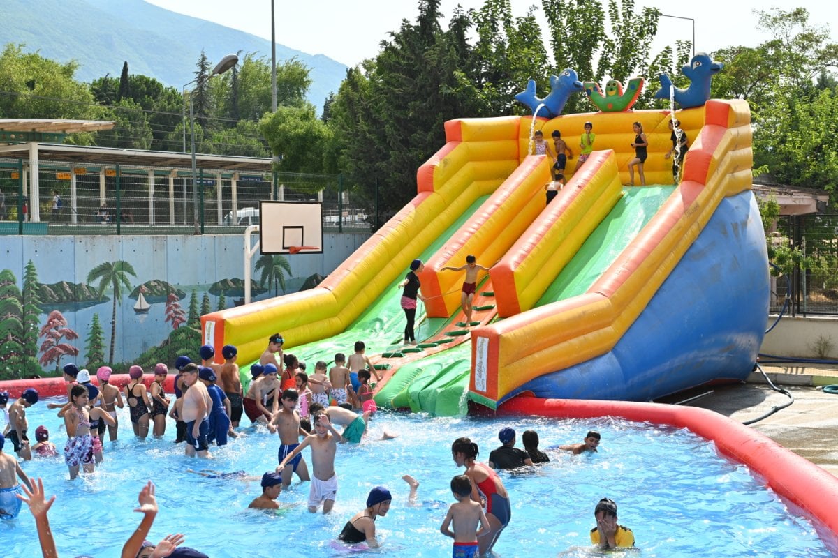 Bursa Büyükşehir Belediyesi nin  Neşeli Havuzlar Mutlu Çocuklar  projesi #2
