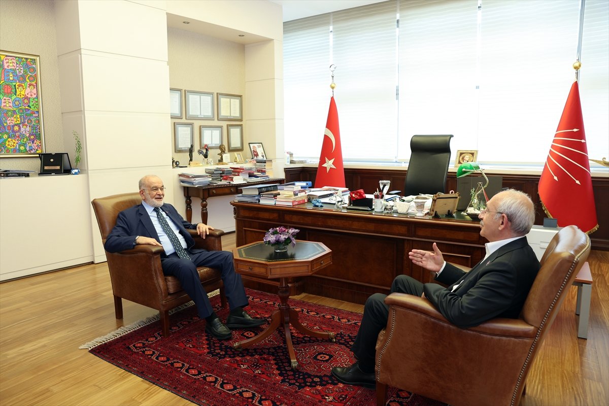 Kemal Kılıçdaroğlu, Temel Karamollaoğlu nu kabul etti #1