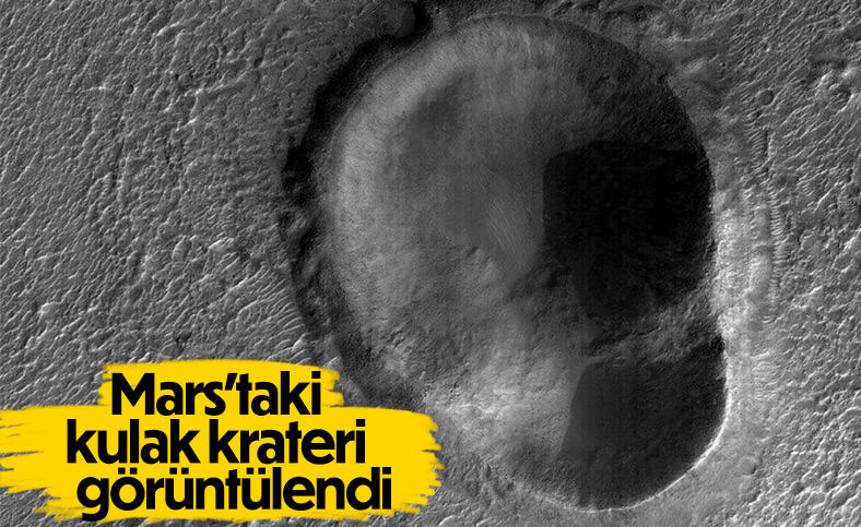 Mars'taki dev kulak görüntülendi