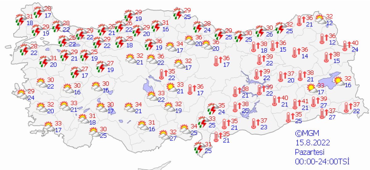 Meteoroloji den İstanbul a gök gürültülü sağanak uyarısı #8