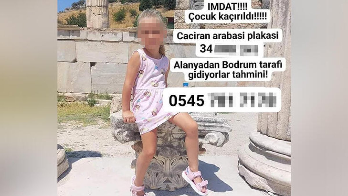 Alanya’da ‘kızım kaçırıldı’ diyen annenin oyunu bozuldu