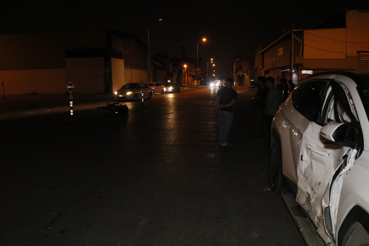 Adana daki kazada motosiklet sürücüsü öldü #3