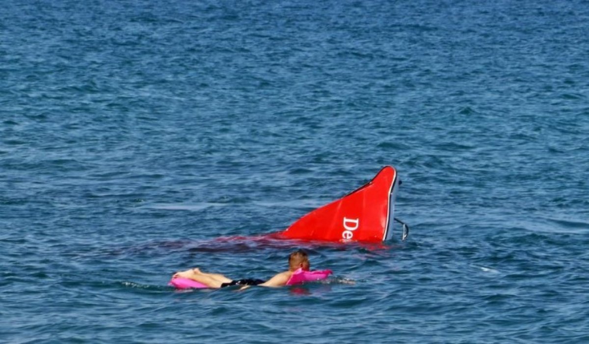 Antalya da batan sürat teknesine tatilcilerden yoğun ilgi #2