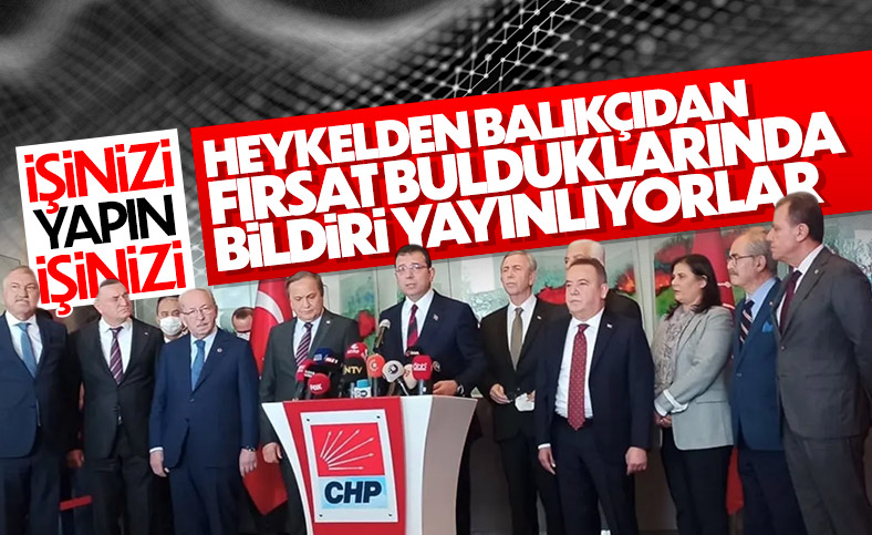 CHP'li başkanlardan bir ortak bildiri daha