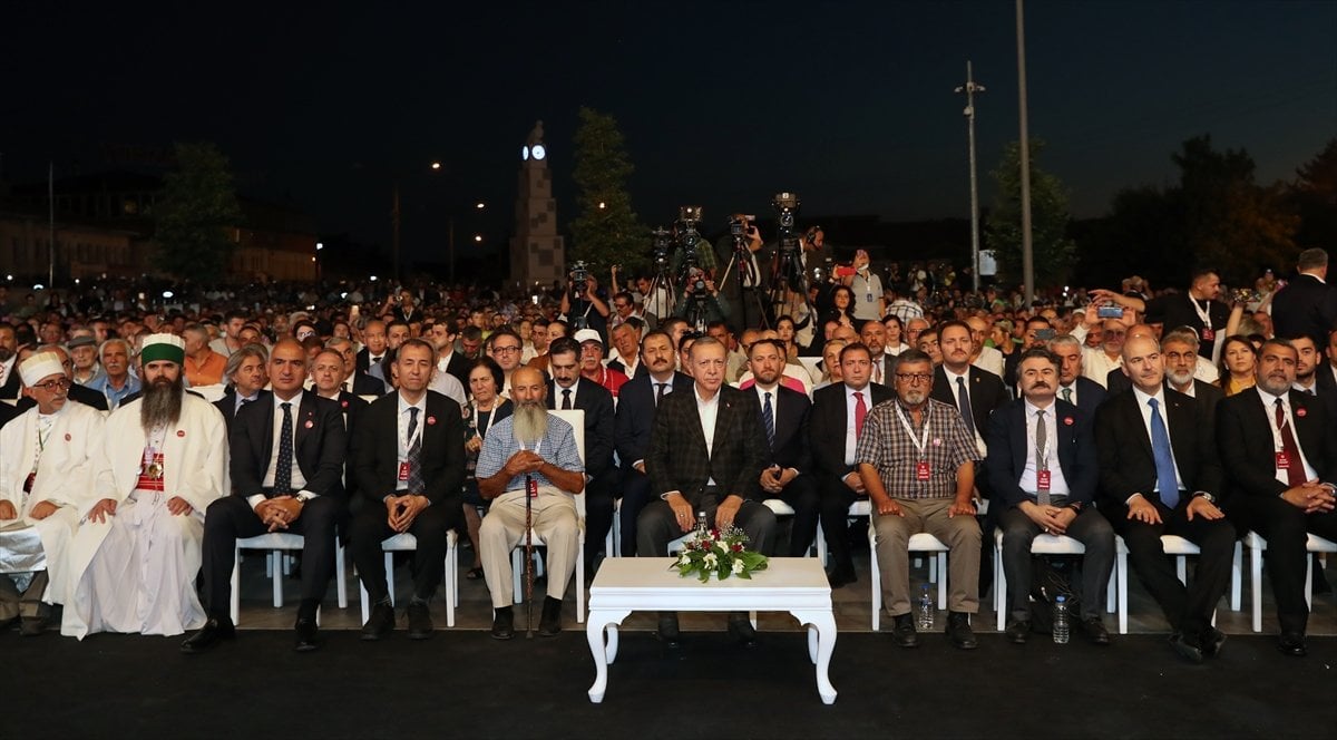 Cumhurbaşkanı Erdoğan, Nevşehir de Hacı Bektaş Veli yi anma törenine katıldı #4