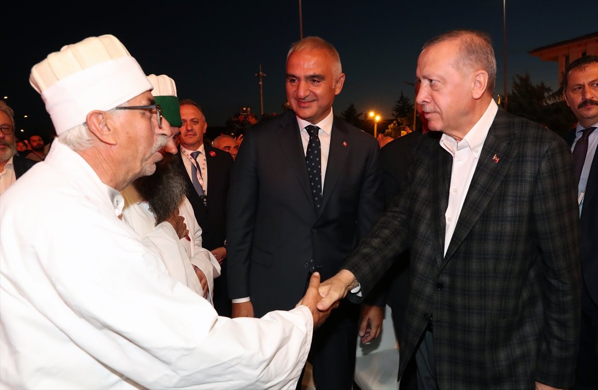 Cumhurbaşkanı Erdoğan, Nevşehir de Hacı Bektaş Veli yi anma törenine katıldı #8