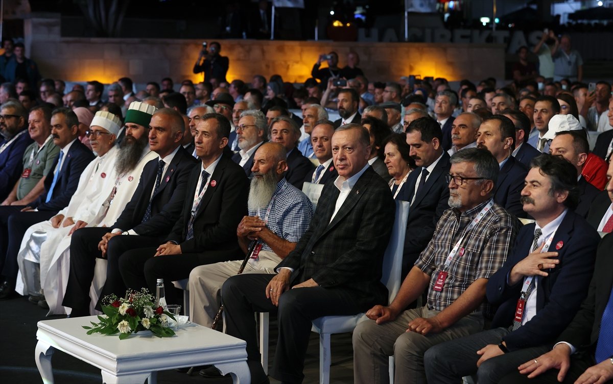 Cumhurbaşkanı Erdoğan, Nevşehir de Hacı Bektaş Veli yi anma törenine katıldı #2