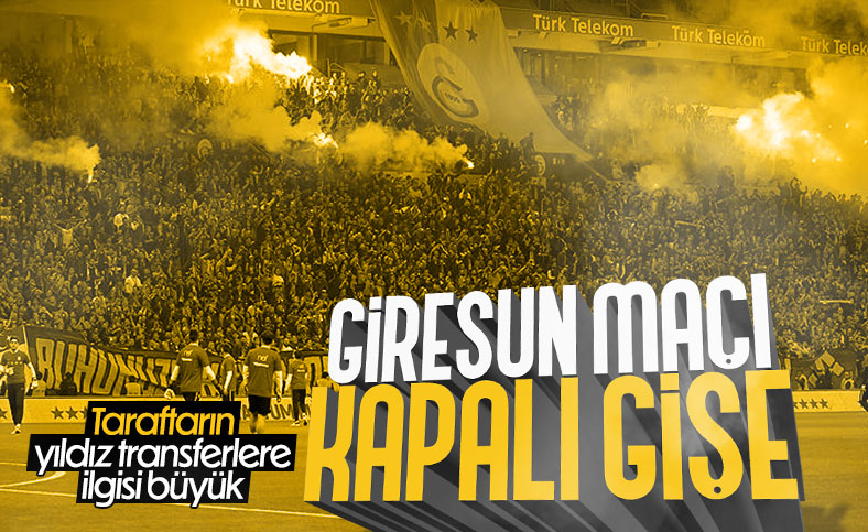 Galatasaray - Giresunspor maçına 50 bin taraftar