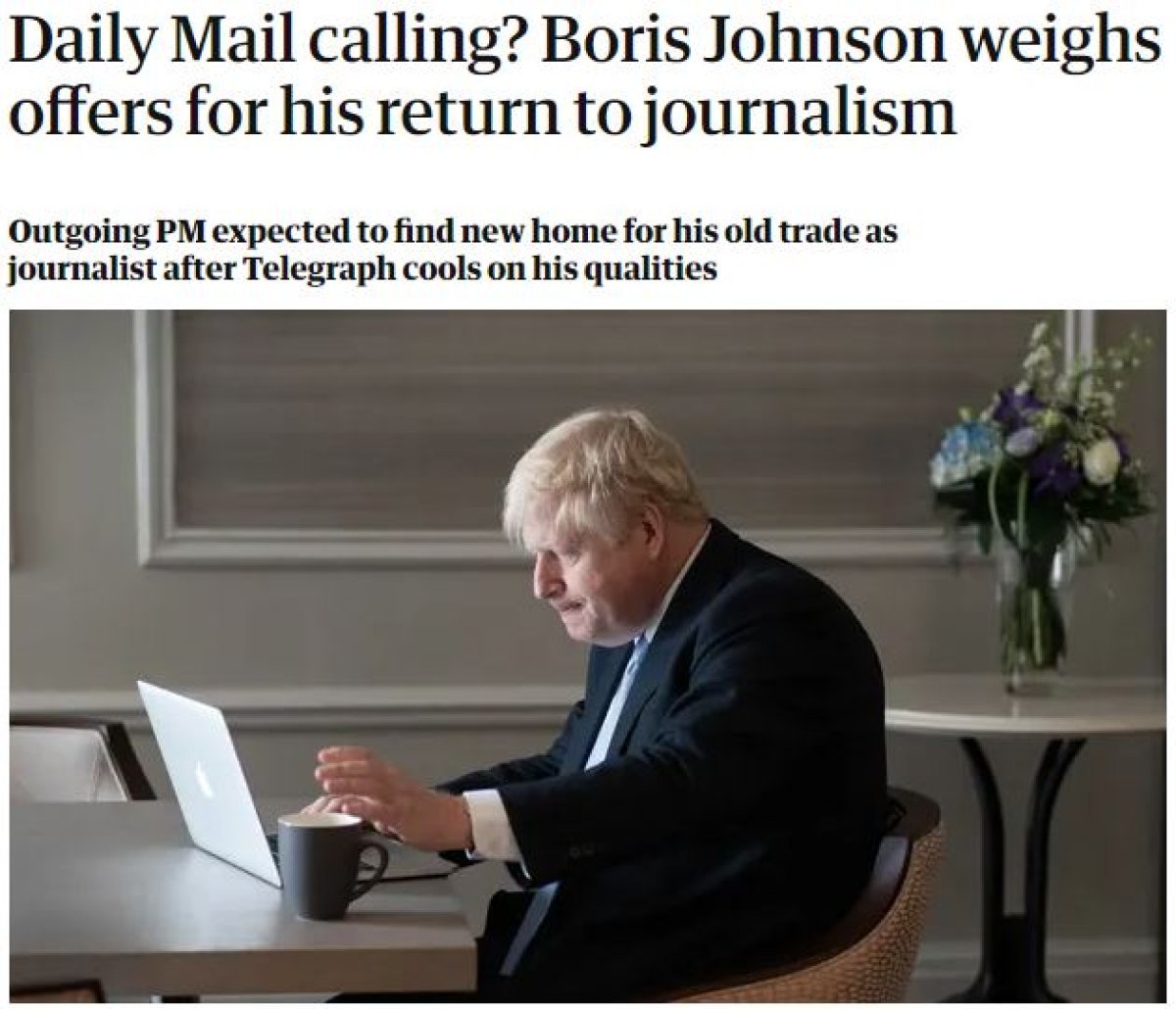 Boris Johnson, gazeteciliğe dönüş tekliflerini değerlendiriyor #2