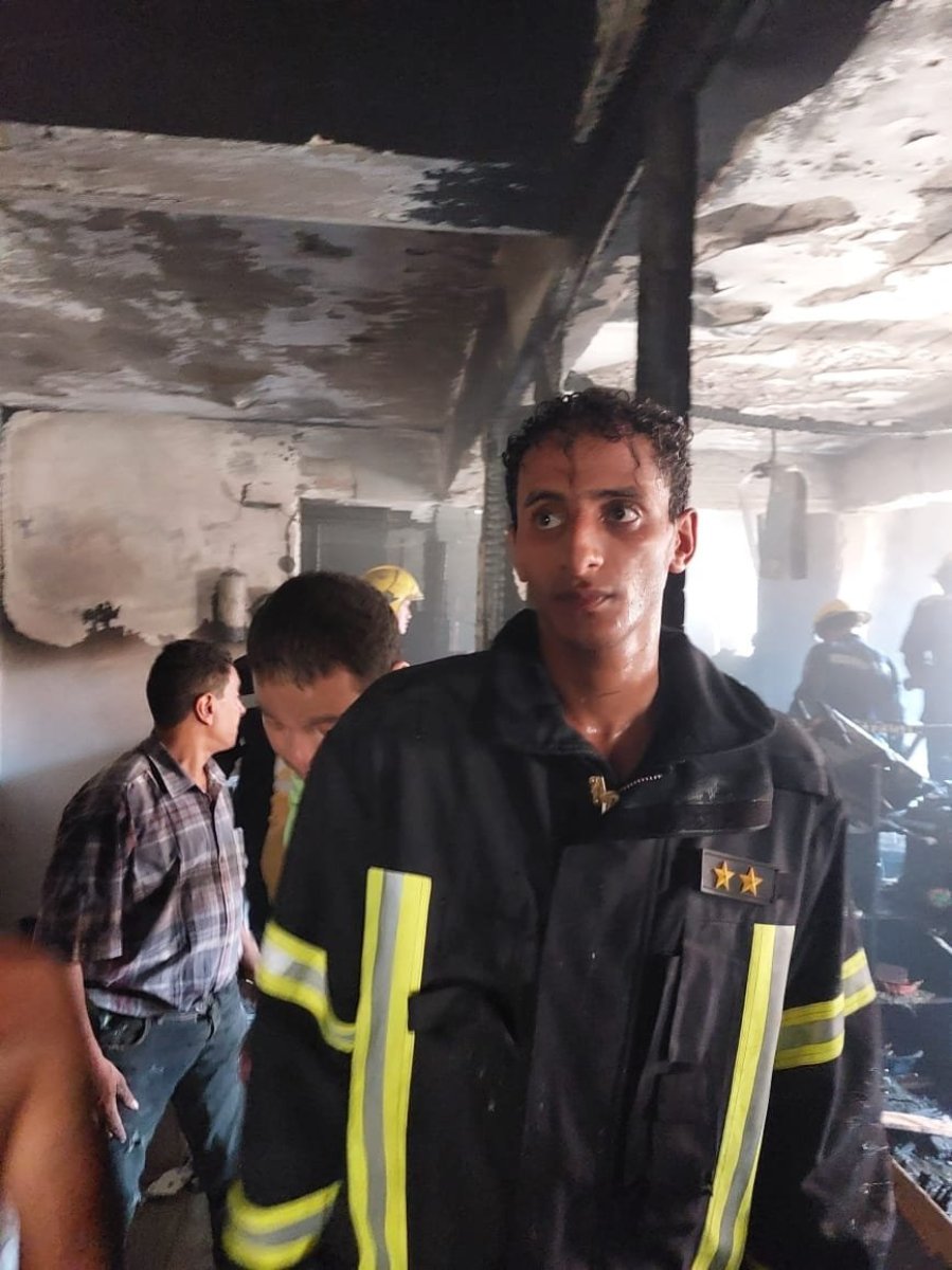A fire broke out in a church in Egypt #3