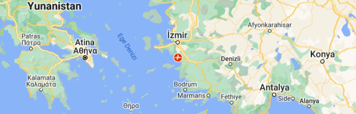 İzmir in Menderes ilçesi açıklarında 5.0 büyüklüğünde deprem yaşandı #1