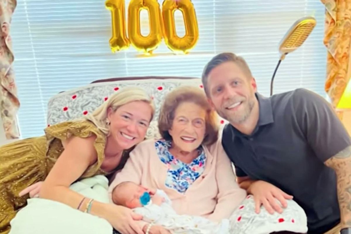 Marguerite Koller, living in the USA, saw her 100th grandchild #1