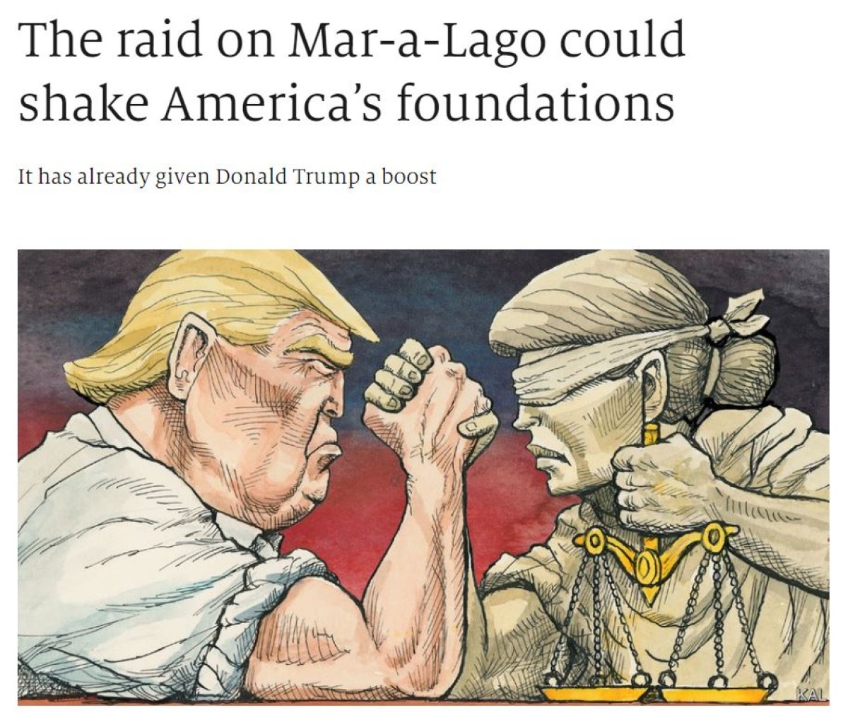 Economist: Home raid could shake America's foundation #1