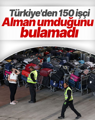 Türkiye'den 150 işçi, Alman havalimanlarında görevlendirilecek