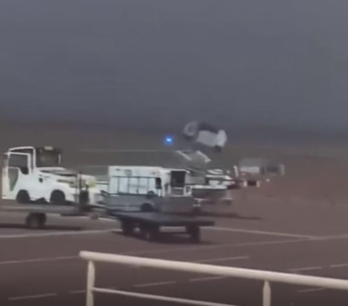 The storm in France caused chaos at the airport #2