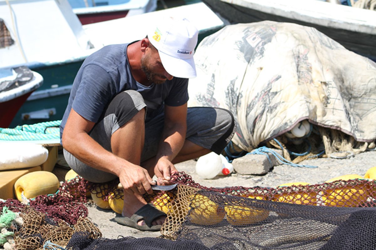 Düzce ve Kocaeli de balıkçılar av sezonu için hazırlıklarını sürdürüyor #1