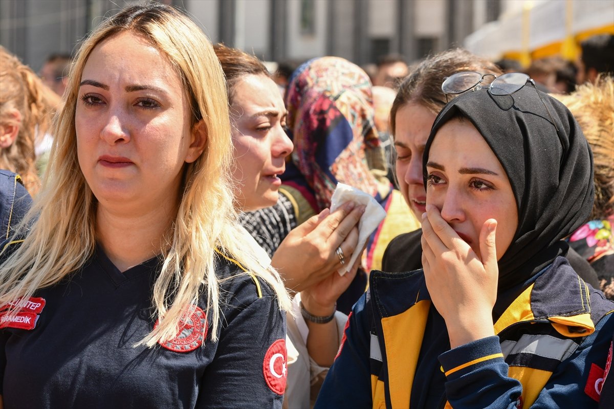 Gaziantep teki trafik kazasında ölen muhabir ve sağlıkçılar için tören düzenlendi #19