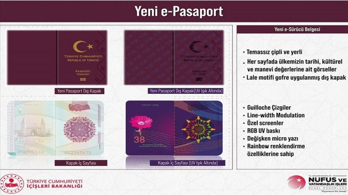 Yerli pasaport, 25 Ağustos ta üretime giriyor #1