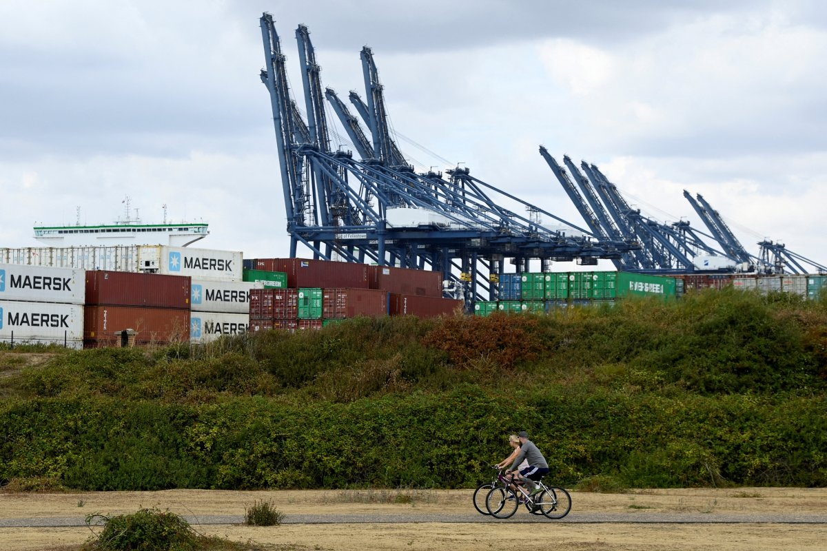 Port of Felixstowe in England, scene of strike #10