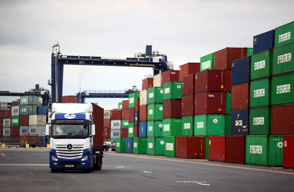 Port of Felixstowe in England, scene of strike #3