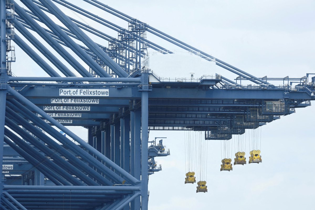 Port of Felixstowe in England, scene of strike #8